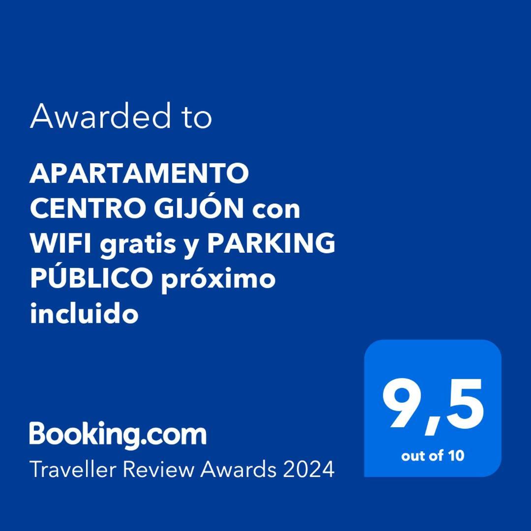 Apartamento Centro Gijon Con Wifi Gratis Y Parking Publico Proximo Incluido Dış mekan fotoğraf